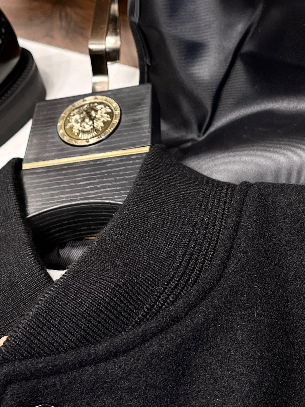 Saint Laurent Teddy Jacket In Wool Ngvp #691