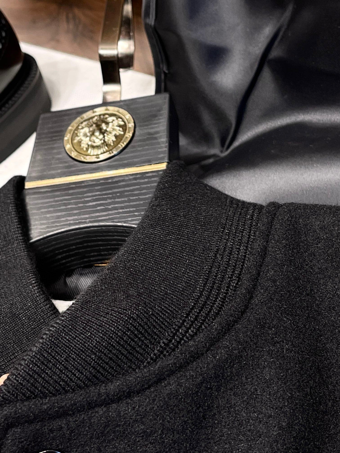 Saint Laurent Teddy Jacket In Wool Ngvp #691