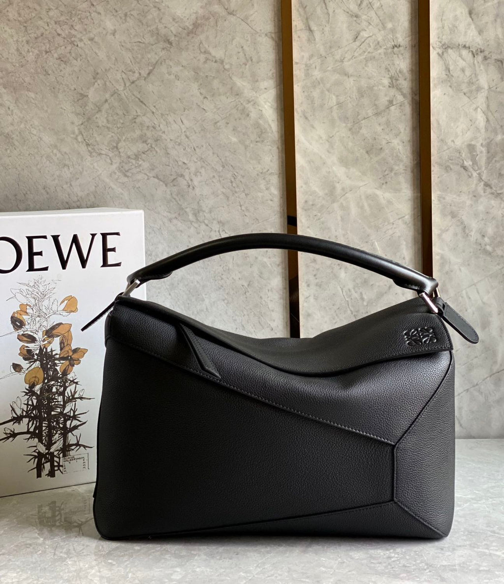 Loewe Classic Puzzle Cowhide Handbags Men Women Fashion Geometric Casual Temperament Commuter Crossbody Bag Bags #75373