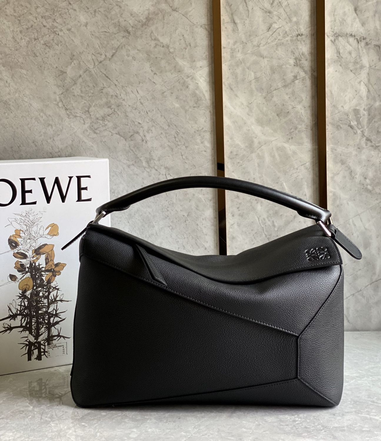 Loewe Classic Puzzle Cowhide Handbags Men Women Fashion Geometric Casual Temperament Commuter Crossbody Bag Bags #75373