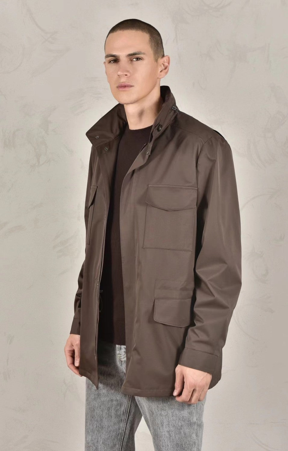 Loro Piana Standing Collar Long Sleeved Jacket #21867