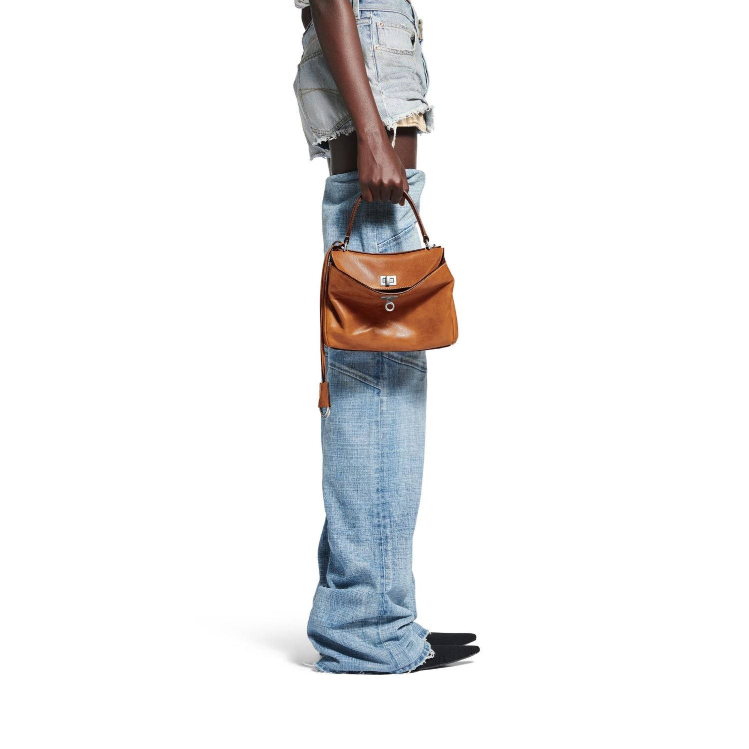 Balenciaga Rodeo Mini Handbag Tan Clutch Bag Spring Summer Women's Fashion Luxury Leather Bags Bag 7954562ABP72753 #81249