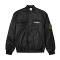 Vetements Men's Autumn and Winter Solid Color Embroidered Letter Label Zipper Long Sleeve Cotton Jacket #74251