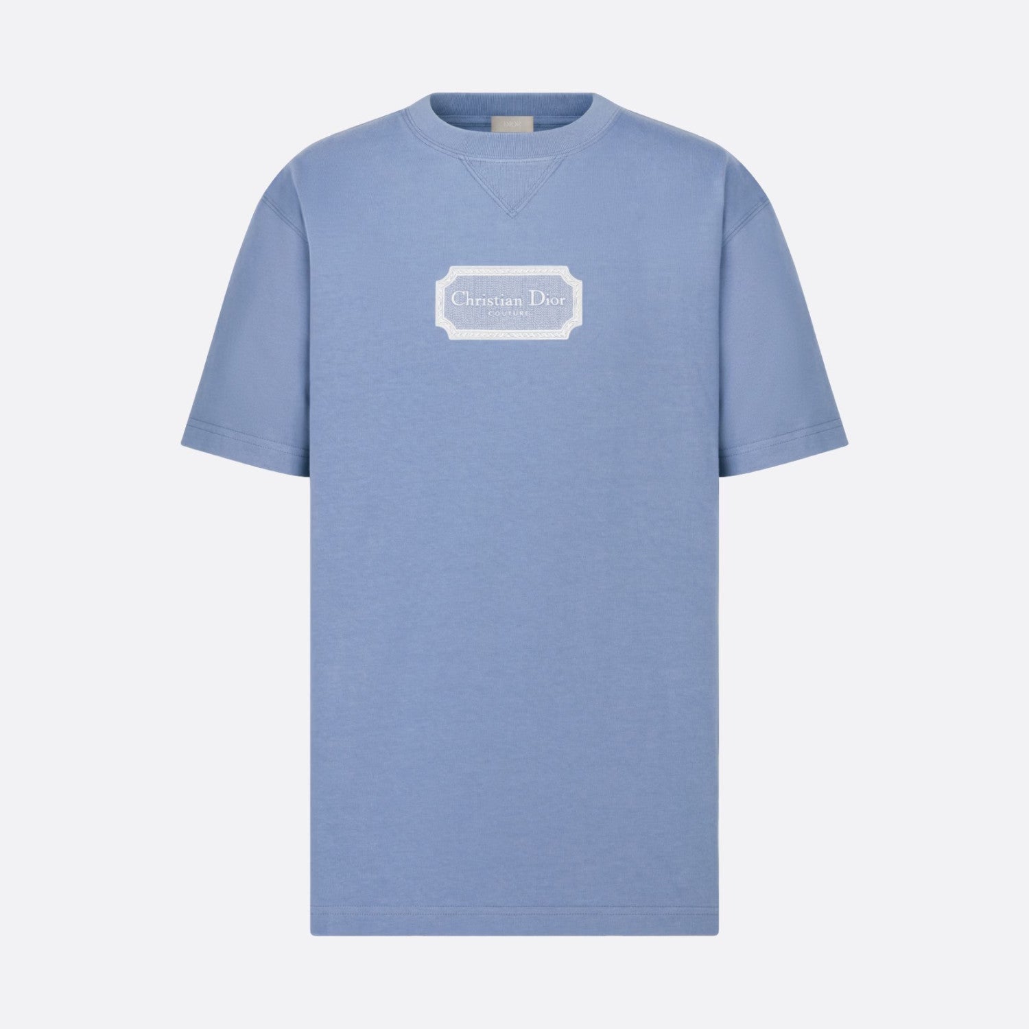 Dior Men's Summer Embroidered Logo Solid Colour Round Neck Cotton Short Sleeve T-Shirt #97793