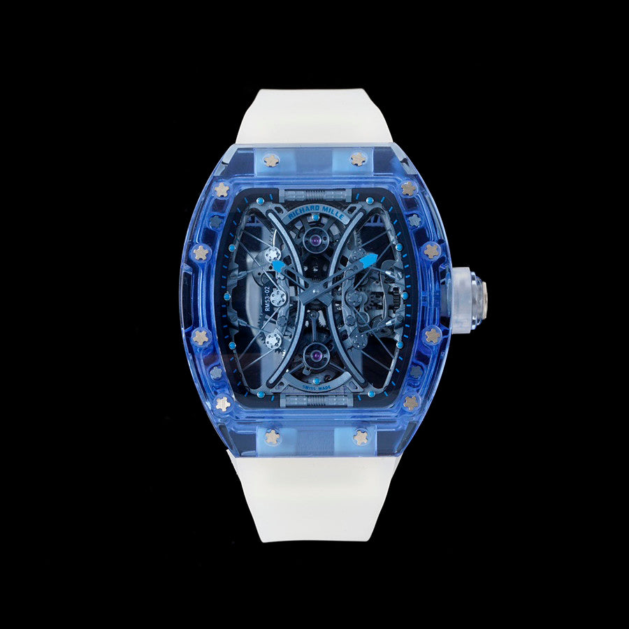 Richard Mille RM Factory Men's Tourbillon Movement Titanium Rubber Strap Fashionable Luxury Watch #74978