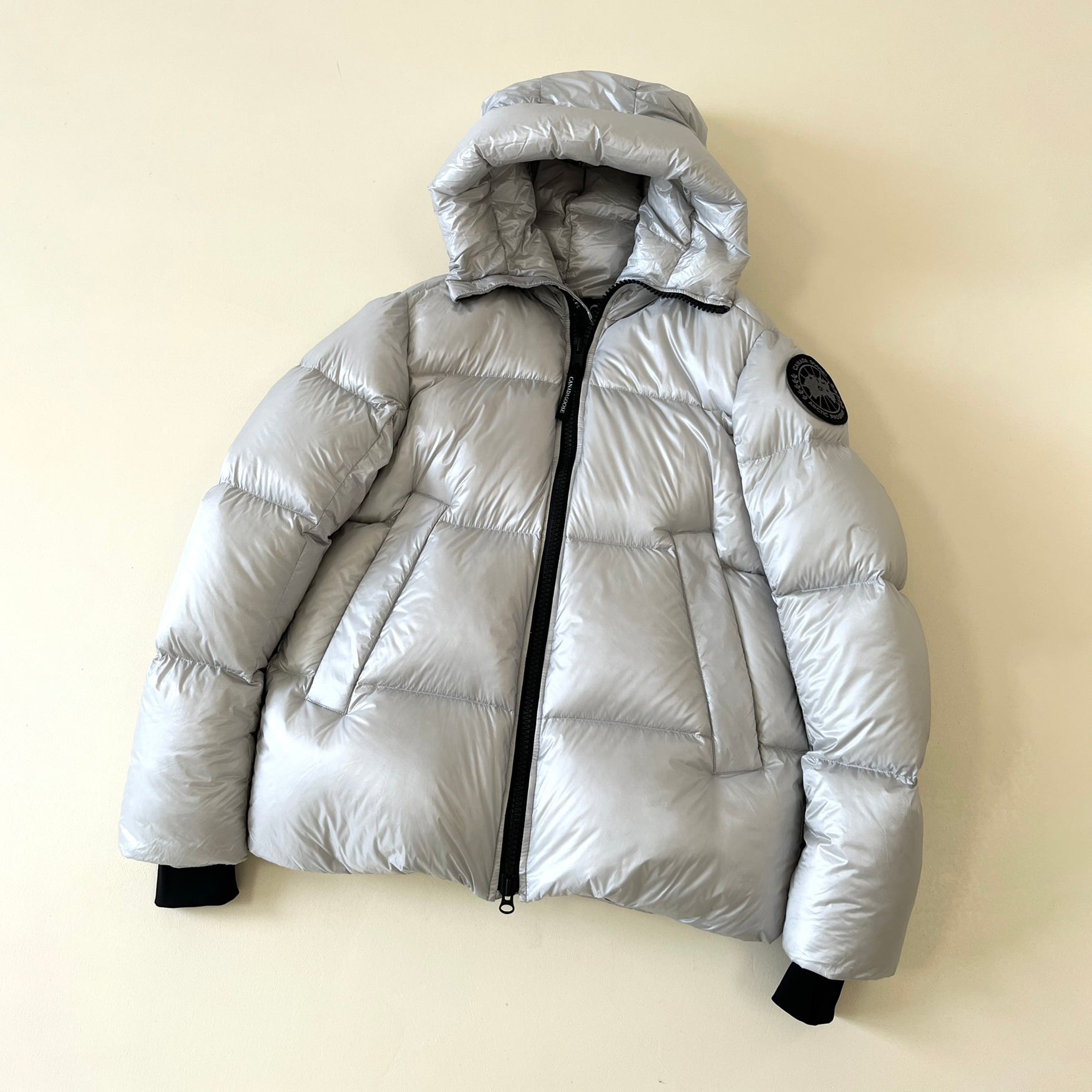 Canada Goose Men's Autumn and Winter Solid Color Hooded Long Sleeve Lined Removable Elastic Back Puffer Down Jacket #73778