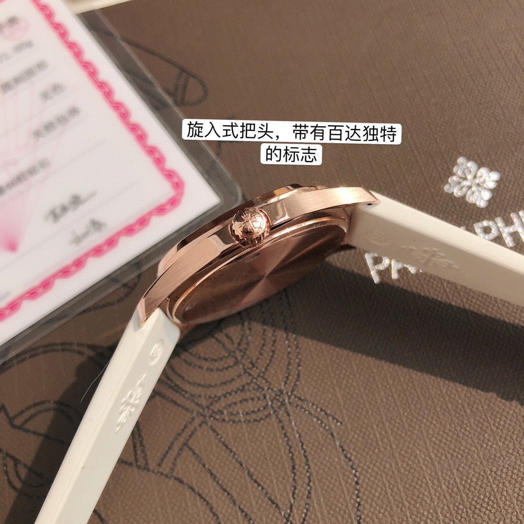Patek Philippe Mechanical Watches With Diamonds On Silicone Straps Watch #96352