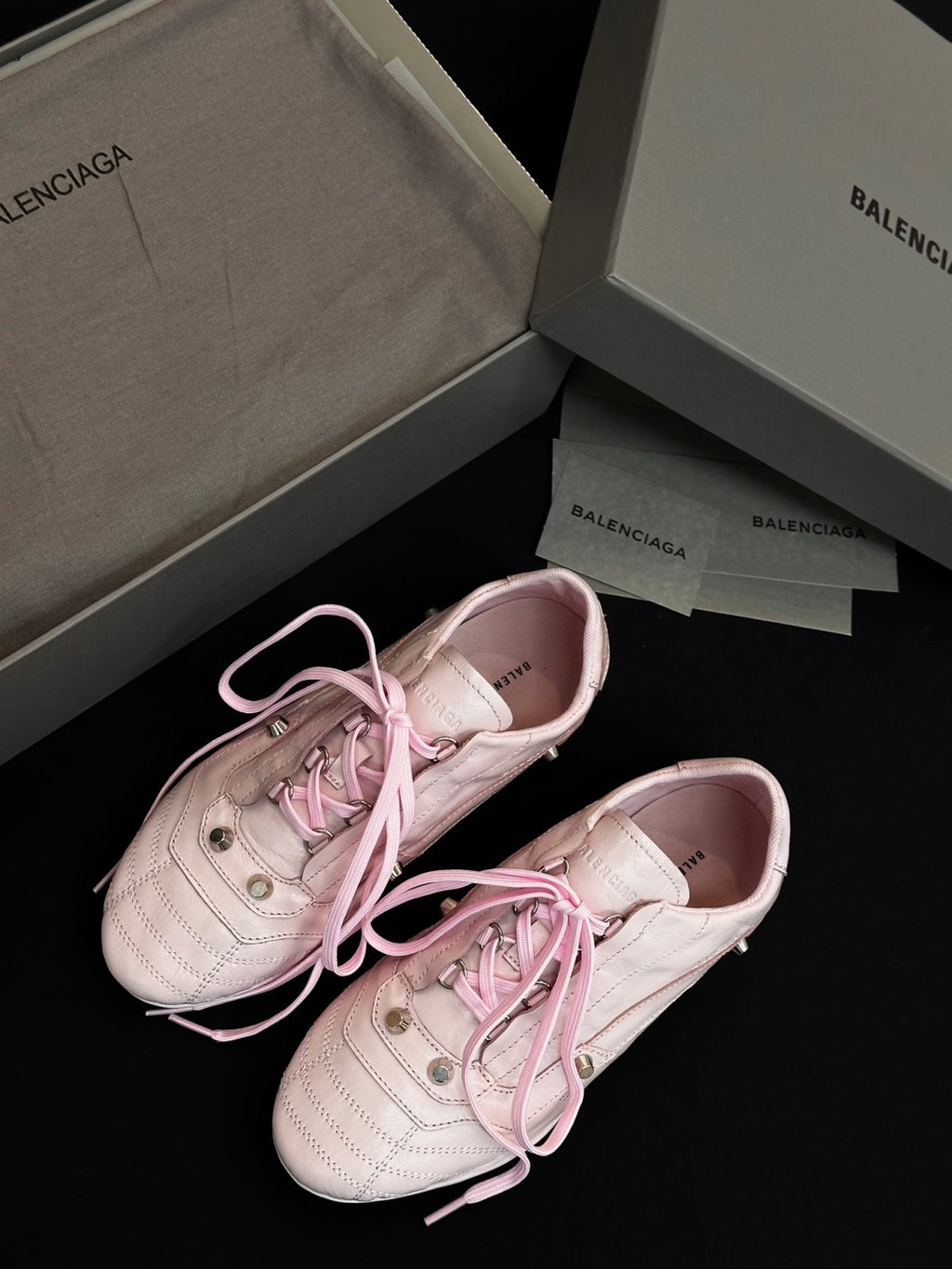 Balenciaga  Women's City Sneaker Sheep Leather Flat Lace-up Low-cut Lifestyle Shoes #333071
