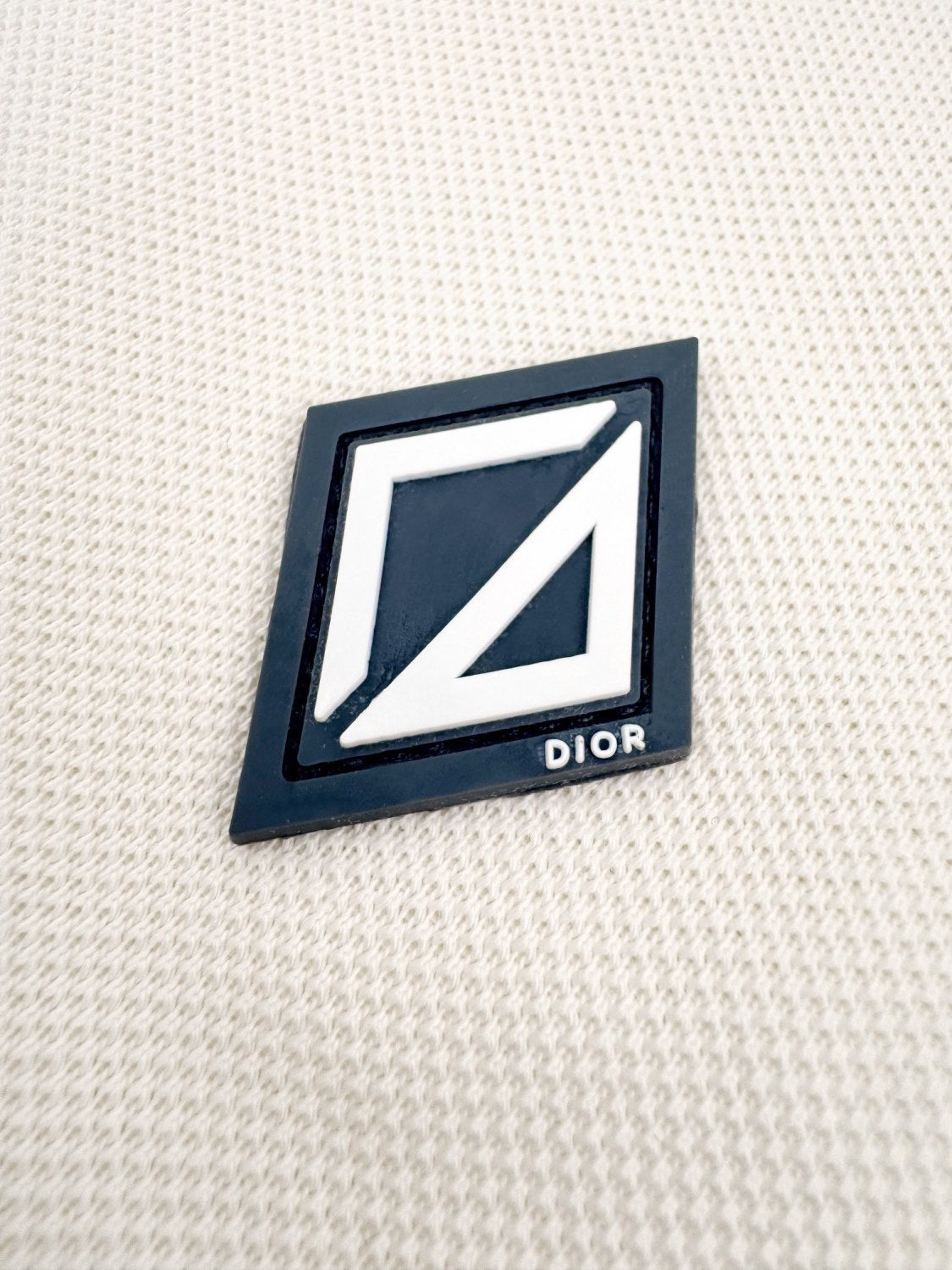 Dior Men's Summer Solid Color Logo Printed Cotton Polo Neck Short Sleeve T-Shirt #76569