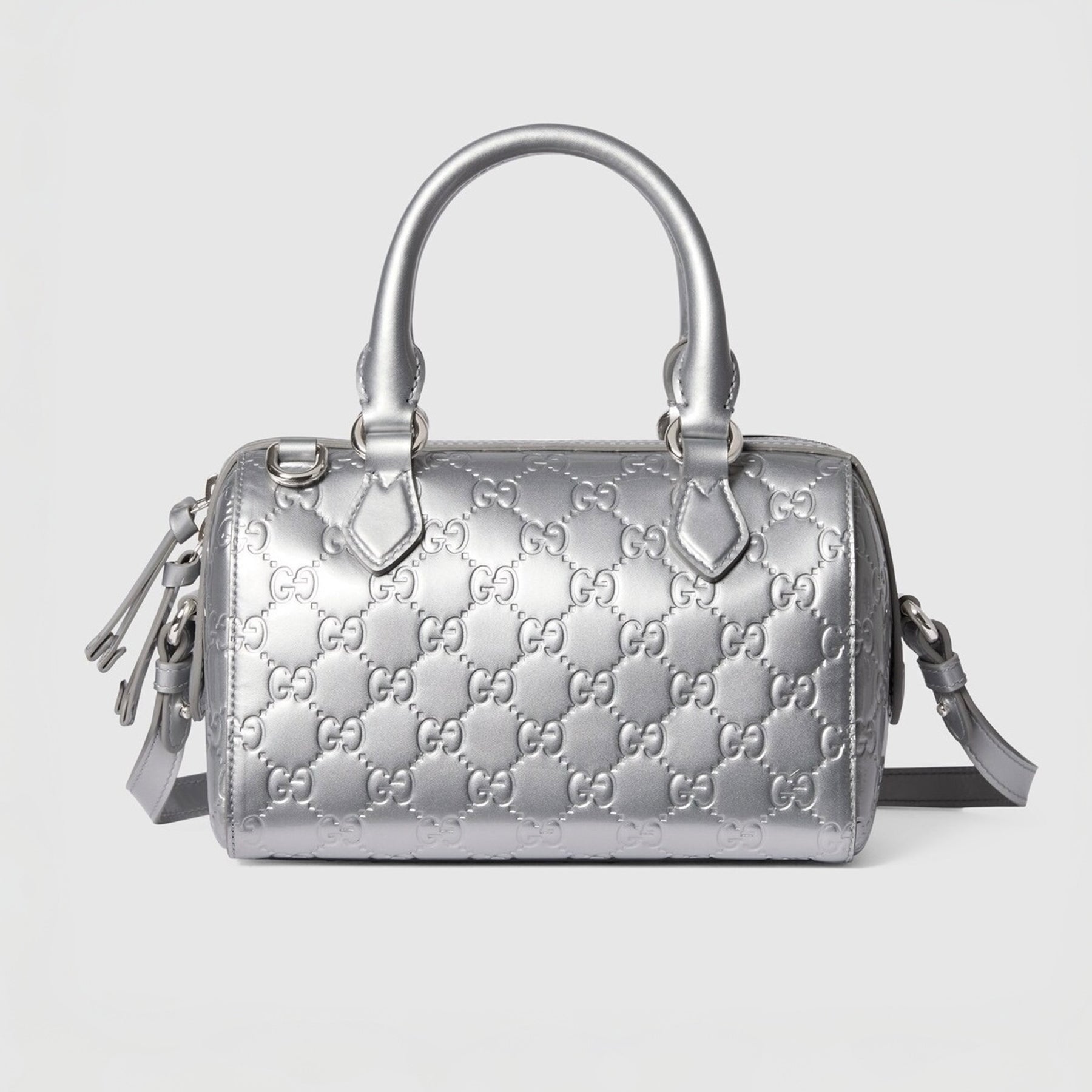 Gucci GG Emblem Series Small Boston Bag 26 New Fashionable Glove Bag Crossbody Bag 848889FAFEL #194417