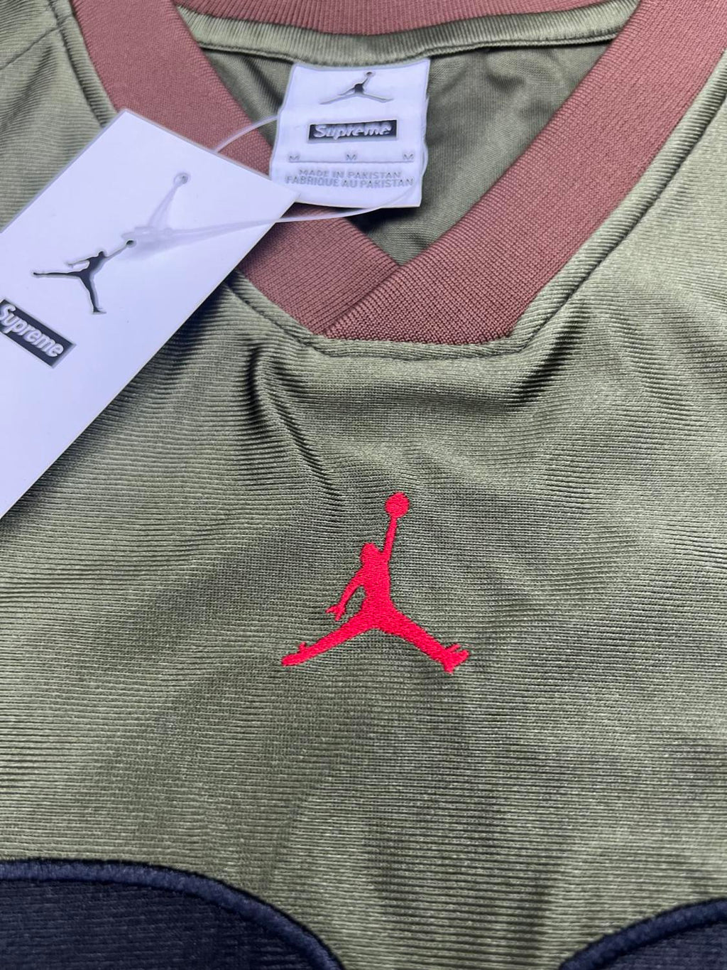 Supreme x aj Jordan Men's Summer Chest 23 Print Round Neck Short Sleeve T-Shirt Casual Shorts Set Suit #76482