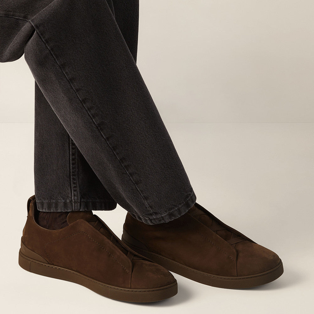 Zegna Triple Stitch SECONDSKIN Sneakers #384728