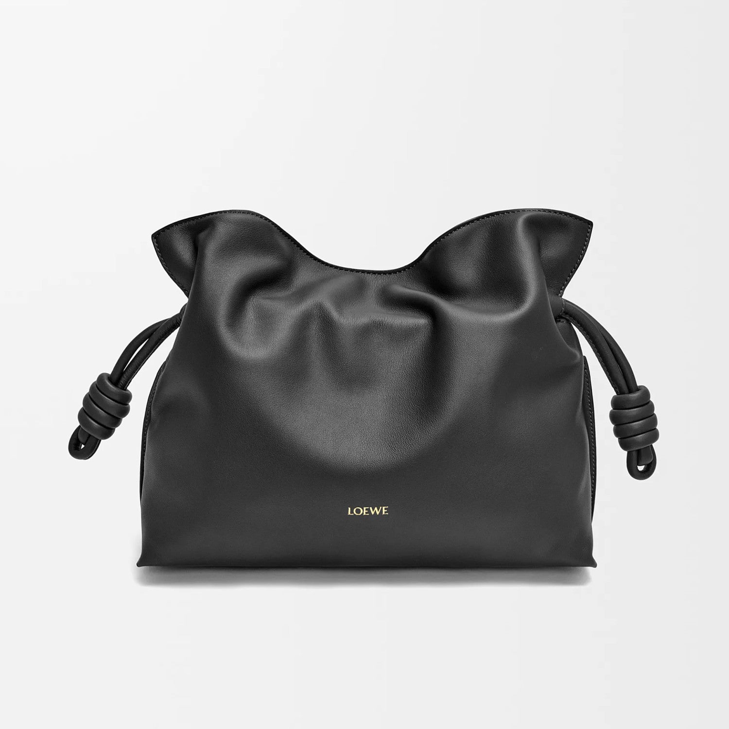 Loewe Women's Medium Nappa Calfskin Leather Flamenco Clutch Solid Color Shoulder Crossbody Bag Magnetic Clasp Closure Bag Bags 0010966075 #81348