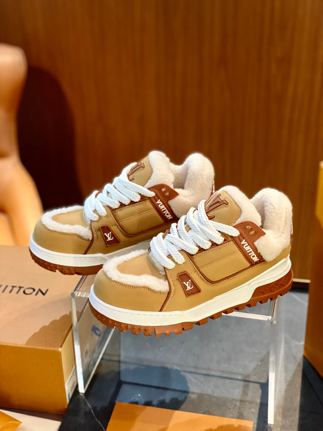 Louis Vuitton Lv Trainer Maxi Sneaker Men Shoes 1AJ282#335266