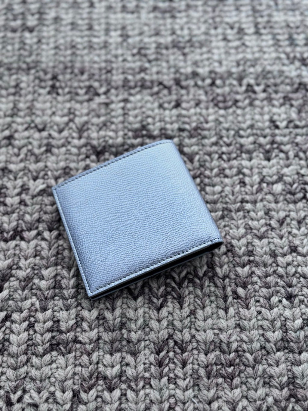 Balenciaga Men' Passport Square Folded Wallet in Silver #336007