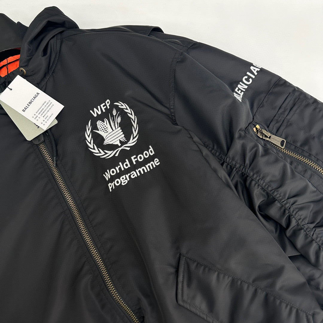 Balenciaga Zipped Hooded Jacket Coat #96499