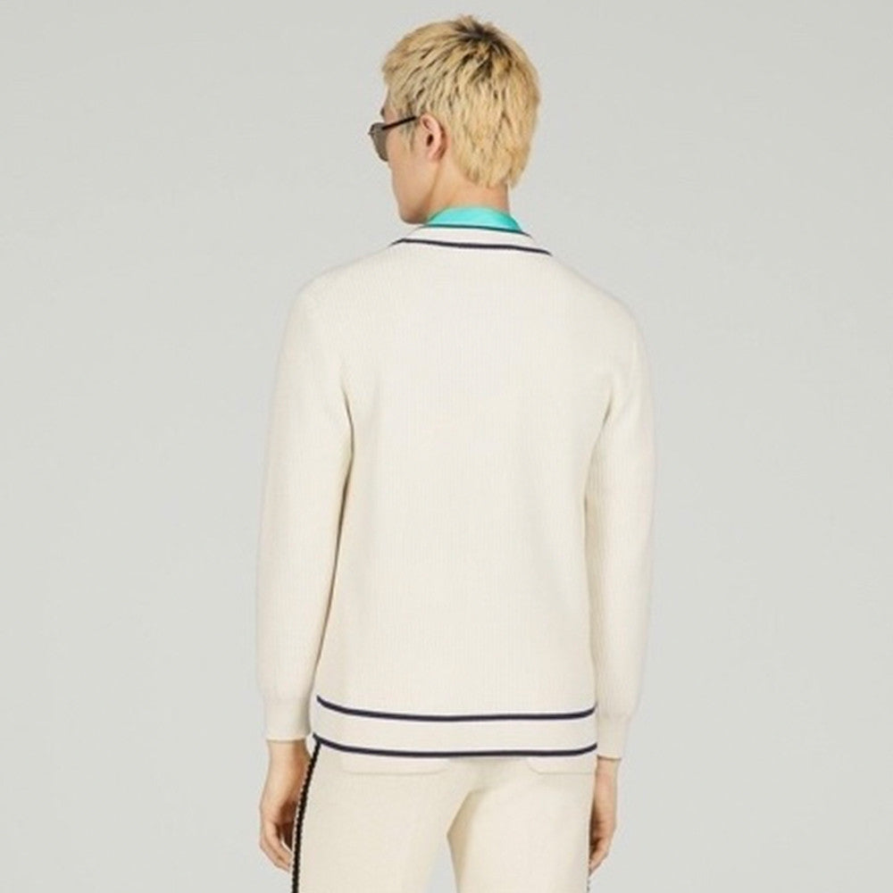 Gucci Patchwork Wool and Cotton-blend Cardigan #213410