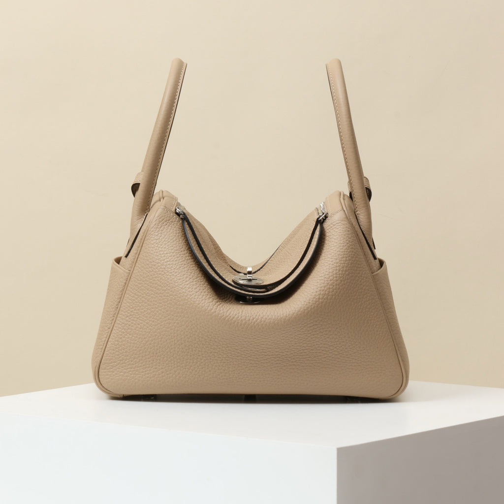 Hermes Women's Fashion Classic Solid Color Leather Tote Bag Shoulder Bag Bags H073428CK08 #79219