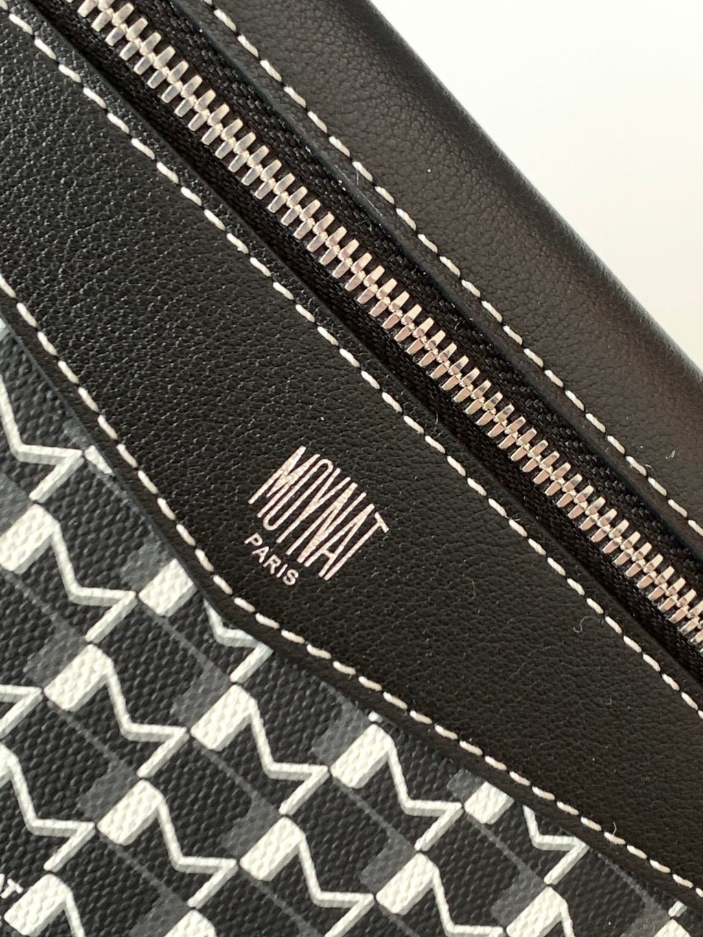 Moynat M Canvas Women's Classic Fashion Black And White Patchwork Canvas Tote Bag With Hook And Eye Closure Dual Use Handles And Shoulder Strap Bag Bags #78711