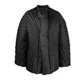 Rick Owens X Moncler Men's Women's Fall And Winter Rays Striped Down Jacket Fashion High Street Design Premium Unique Jacket Ngvp #2497