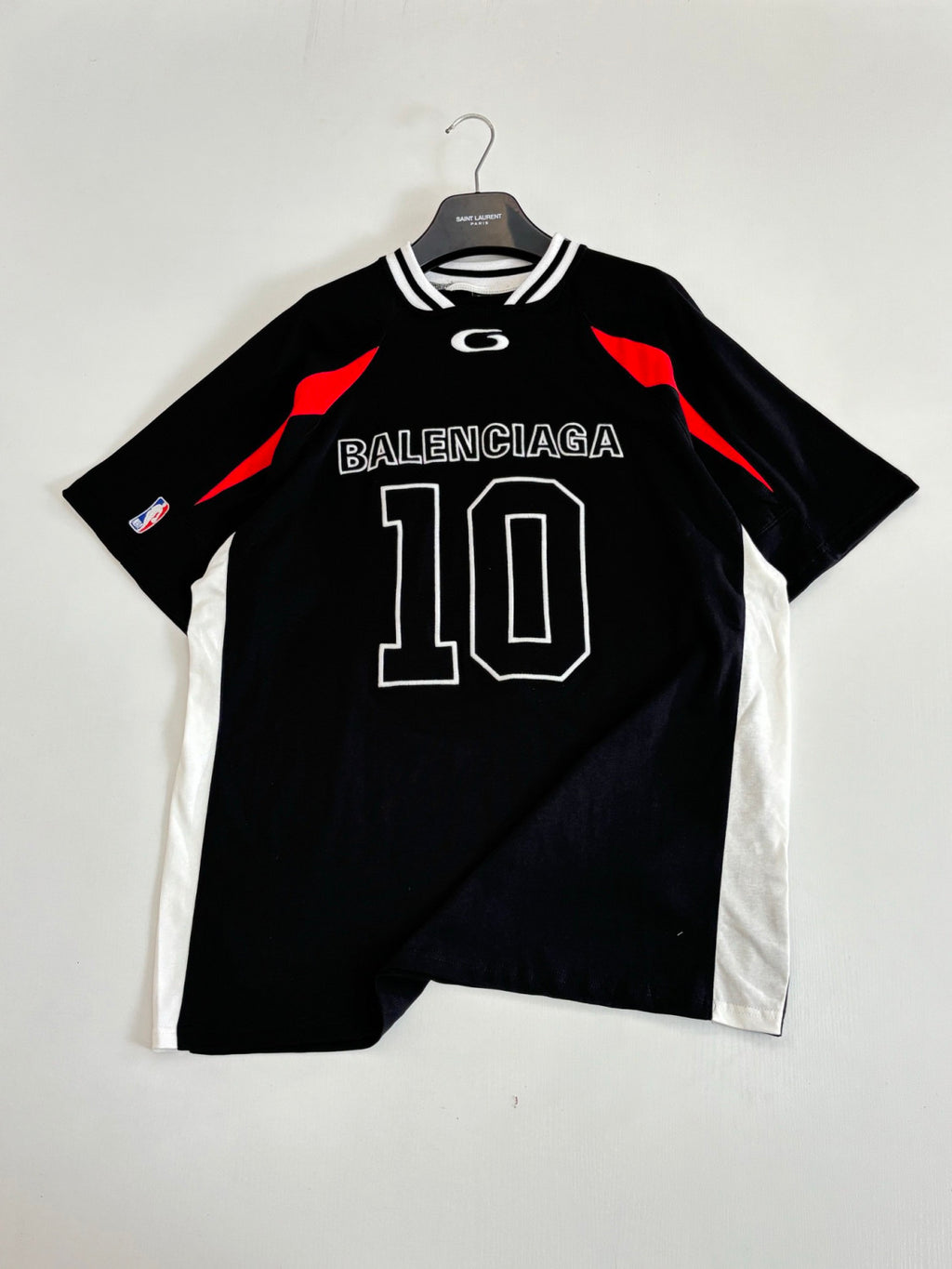 Balenciaga Men's Balenciaga NBA Collaboration Oversized T-shirt in Black Multicolor #377153