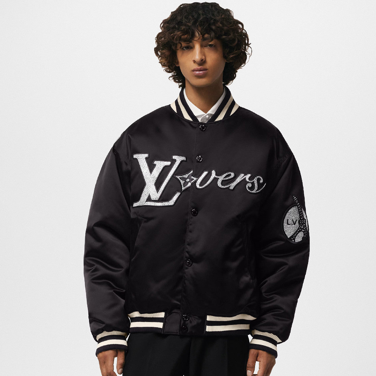 Louis Vuitton Men's Spring And Autumn Fashion With Diamond Logo Baseball Clothing Colorblocking New Casual Jacket  #98242