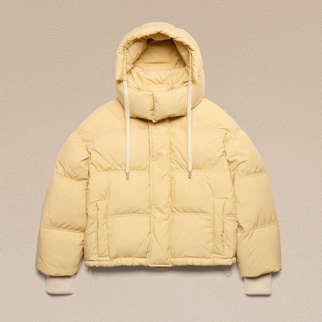 Ami  Men's And Women's Winter Solid Colour Hooded Casual Detachable Hat Puffer Down Jacket #97649