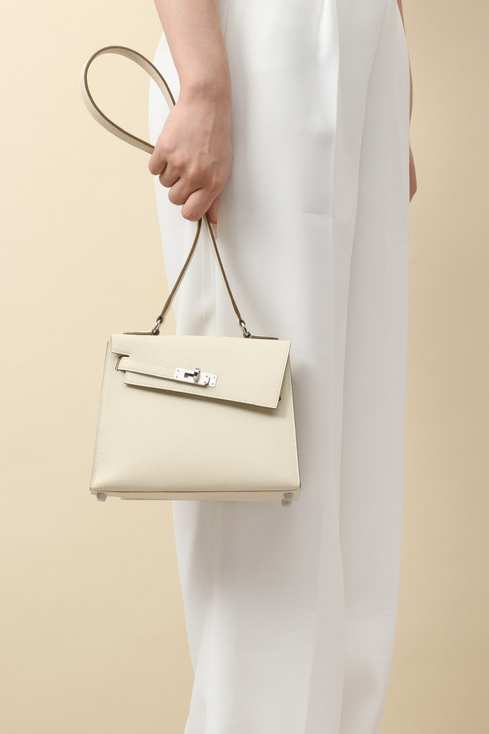 Hermes Women's Fashion Classic Reversible Asymmetric Silver Buckle Cowhide Shoulder Crossbody Tote Bag Bags #78783