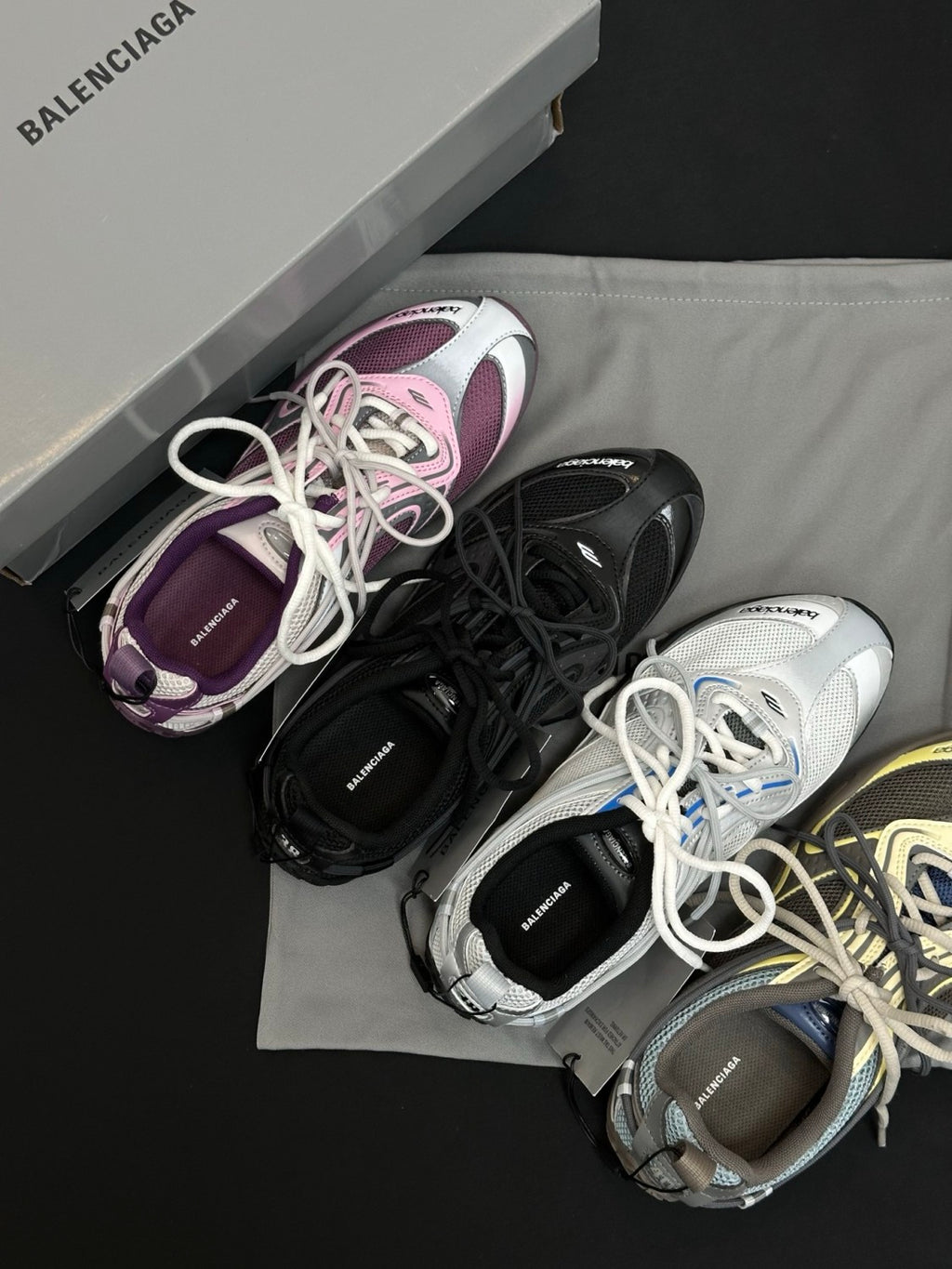 Balenciaga Radar Gradient Lines Sneaker #386998