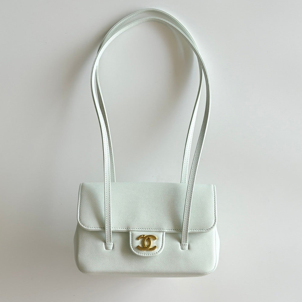 Chanel Women's Spring/summe Preppy Coco Long Strap Flap Bag Mini Chicken Yellow HASS Genuine Caviar Jennie Style Fashion Casual Evening Clutch Bags Accessories #194344