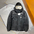 Moncler Men's Autumn and Winter Solid Color Zipper Detachable Hood Short Long Sleeve Puffer Down Jacket #73324