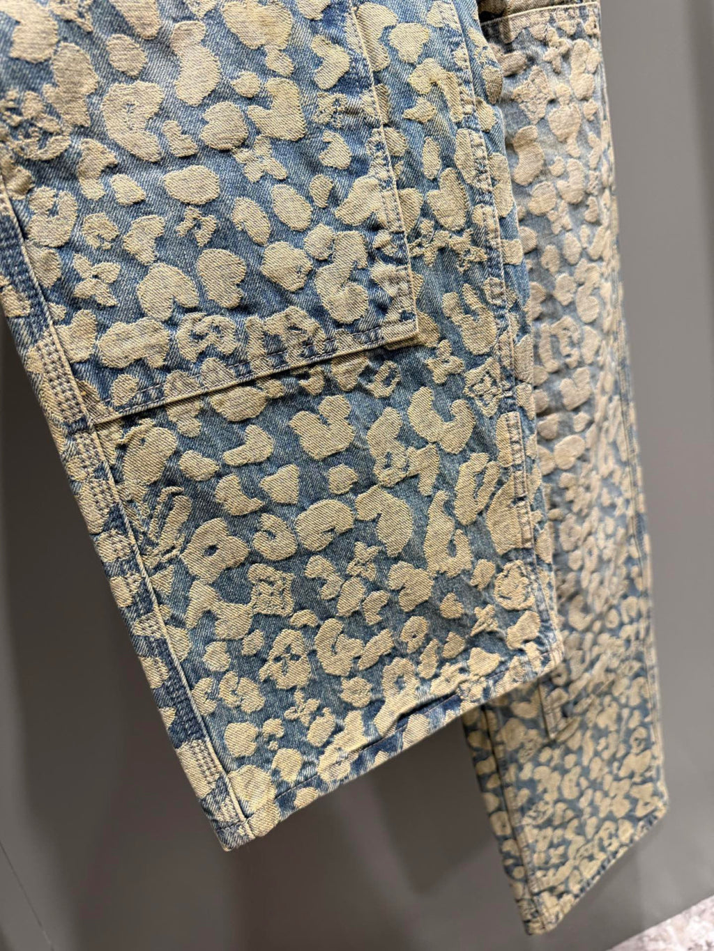 Louis Vuitton Jacquard Workwear Denim Pants 1AILS8 #335823