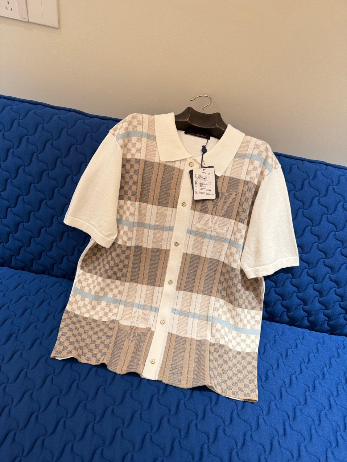 LOUIS VUITTON Graphic Jacquard Short-Sleeved Shirt #377411