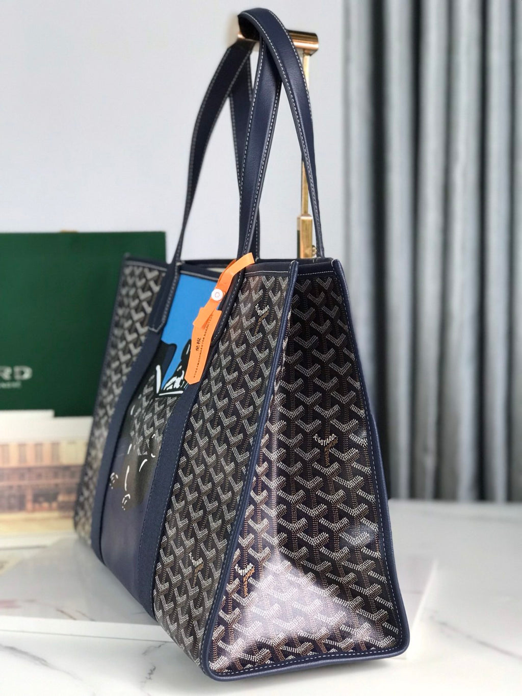 Goyard Handbag Shopping Bags Graffiti Villette Tote Bag # 195373