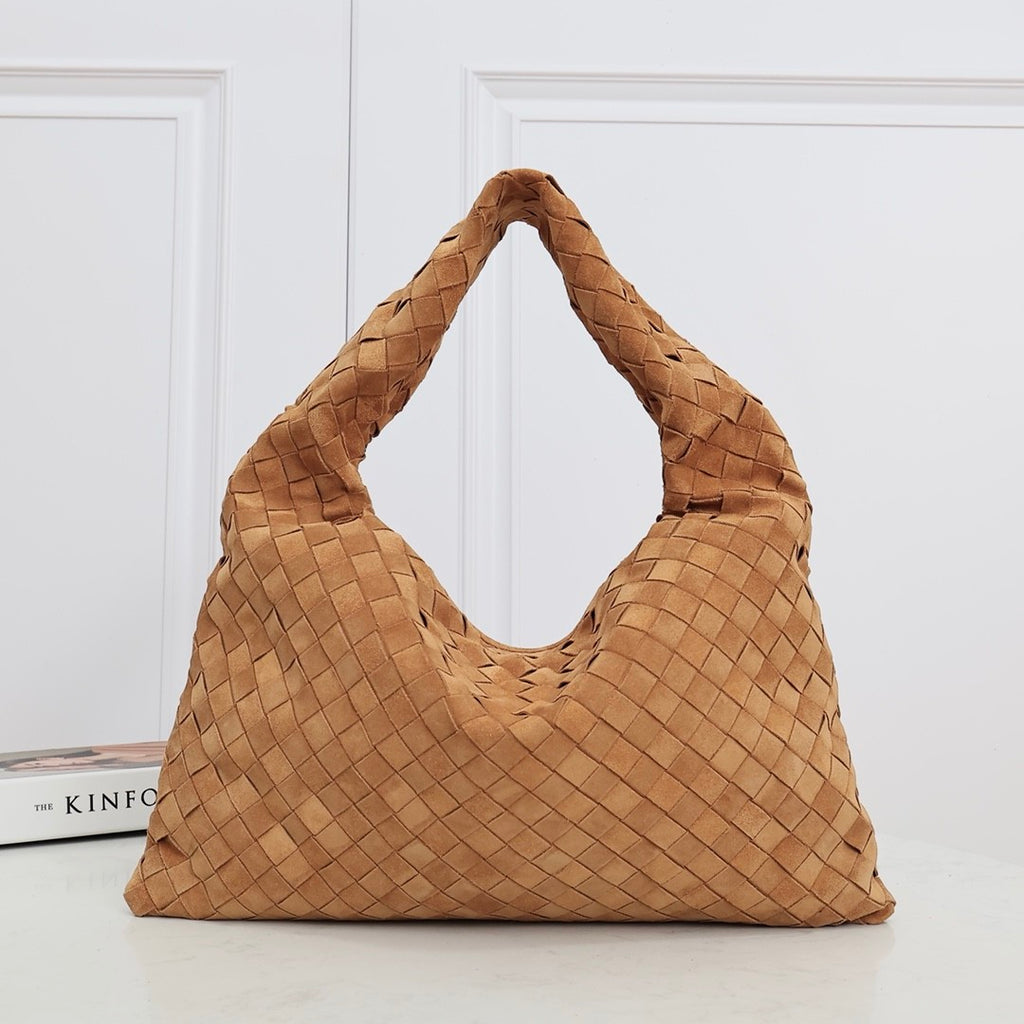 Bottega Veneta Small Multicolour Collection Intrecciato Braided Shoulder Bags Suede Glossy Genuine Leather 100% Genuine Leather Fashion Temperament Elegant Exquisite Bag 763966v3iv13268 #81128