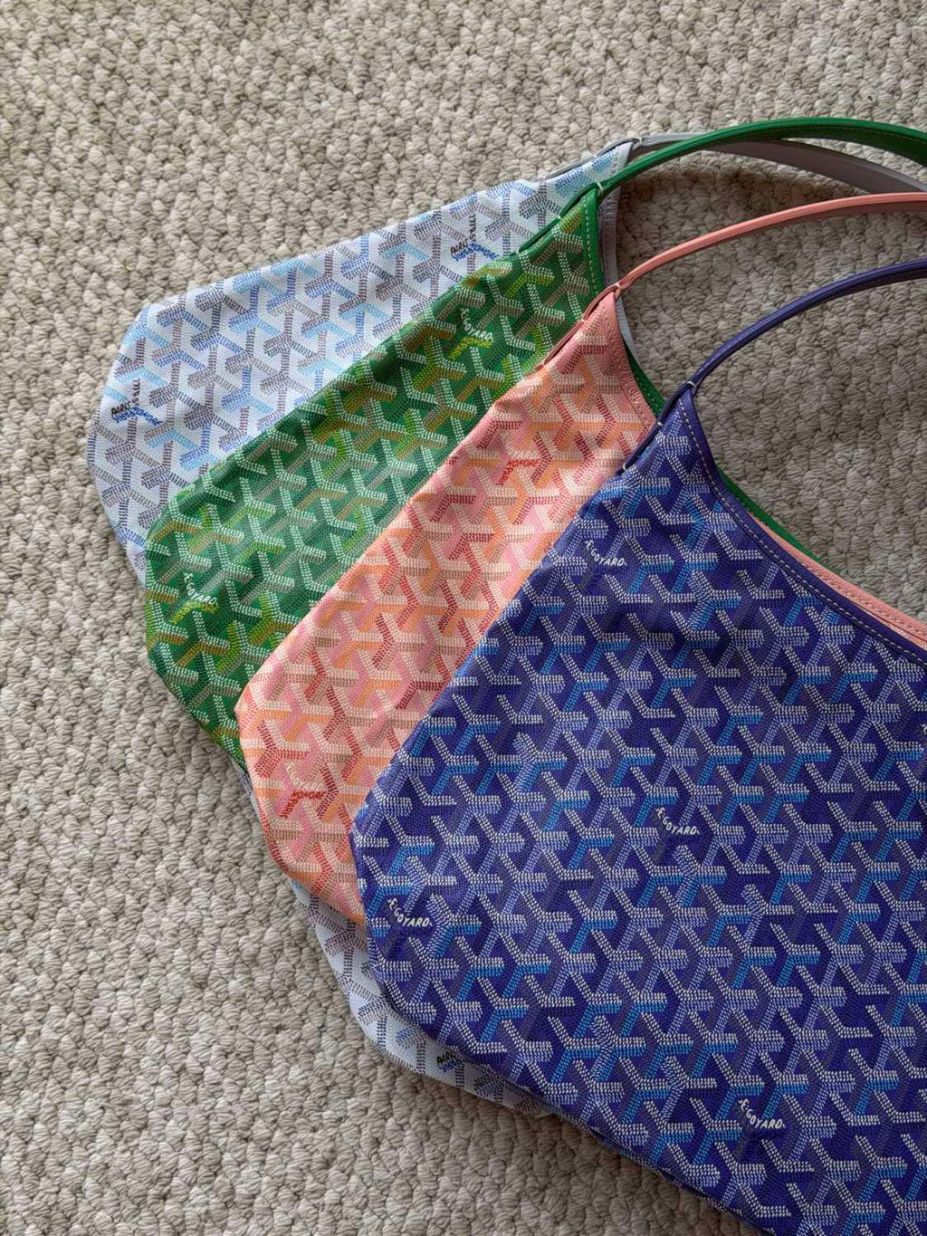 Goyard Hobomini One-shoulder Bag Women's Four-season Colorful Series Underarm Tote Large Capacity Handbag Bags #84191A