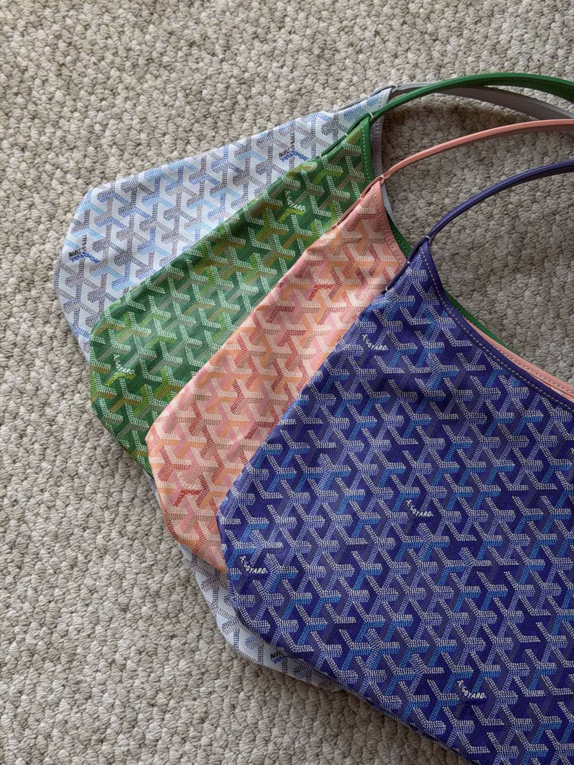 Goyard Hobomini One-shoulder Bag Women's Four-season Colorful Series Underarm Tote Large Capacity Handbag Bags #84191A