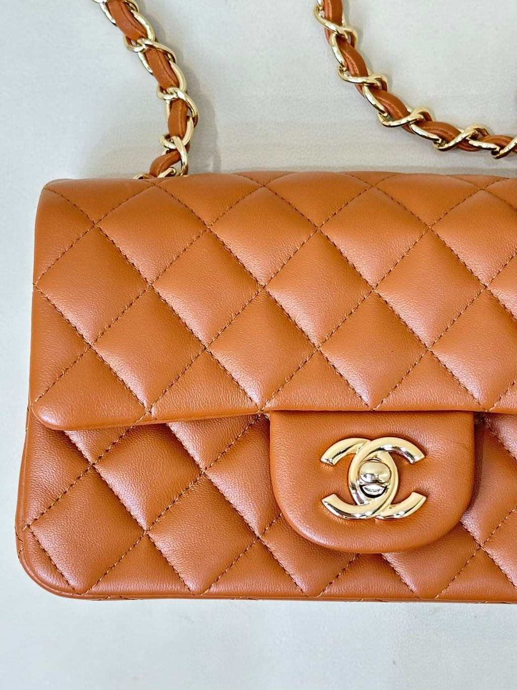 Chanel Women's Solid Color Classic Metal Chain Leather Flap Bag. Shoulder Bag Crossbody Bags #78116