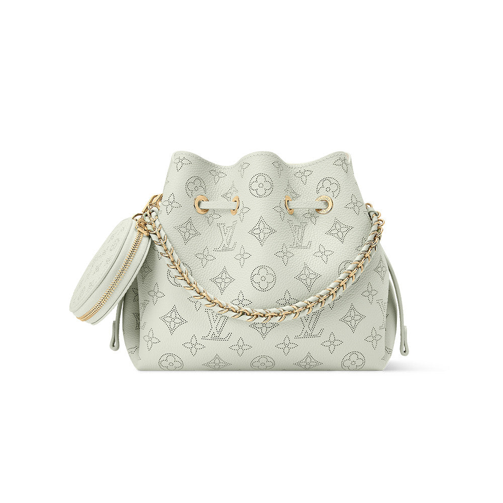 Louis Vuitton Women's Handbag Bella Moon Goddess Black Openwork All-over Print New Bucket Bag Multi-color Drawstring Chain Bag M57070 Bags #84178A