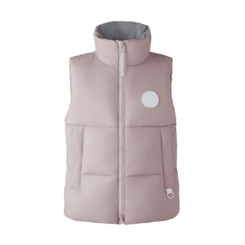 Canada Goose Men's Autumn and Winter Solid Color Logo Label Standing Collar Down Zipper Vest Jacket #73692