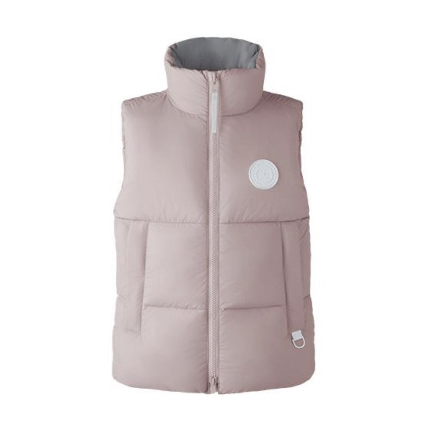 Canada Goose Men's Autumn and Winter Solid Color Logo Label Standing Collar Down Zipper Vest Jacket #73692