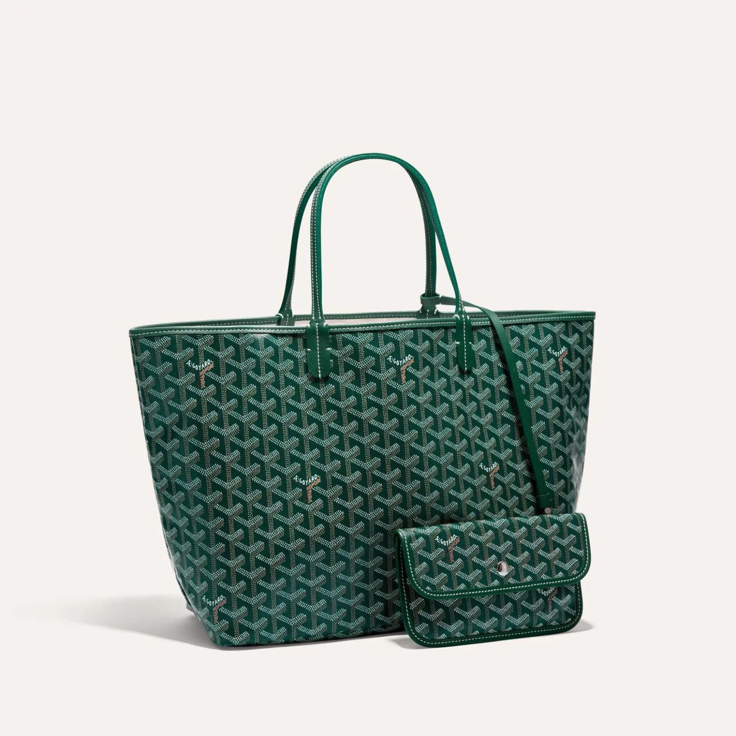GOYARD Men's Women Saint Louis Handbag Y Full Print Casual Mother Bag Leather Shoulder Bag Tote Bags #77386