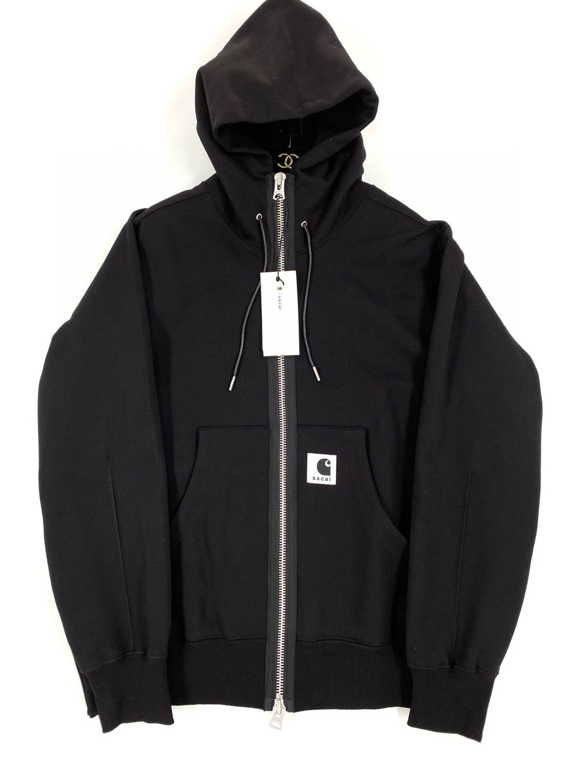 Sacai X CARHARTT Wip Hooded Long Sleeve Zipper Coat Jacket #21914