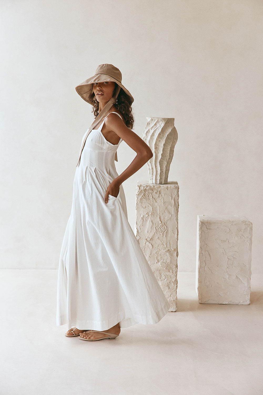 Flore Dress - White