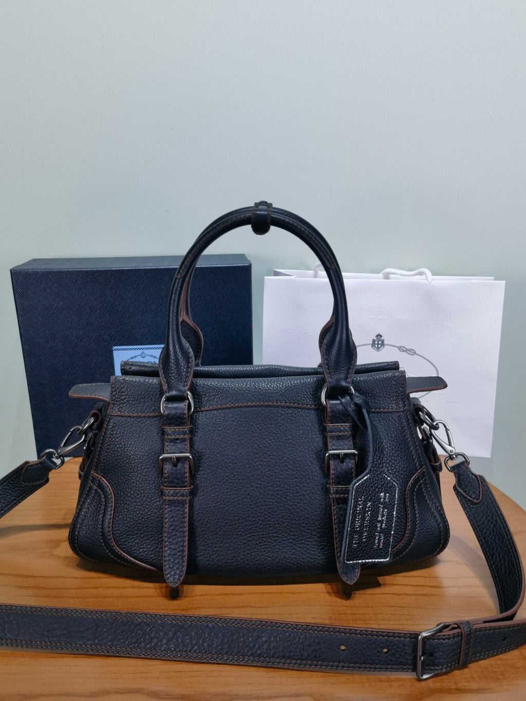 Prada Large Leather Tote Bag #336202