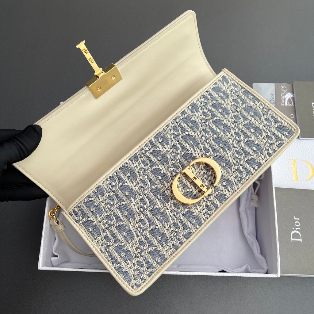 Dior Dior 3D Montaigne Top Handle Women's Chain Handbags Solid Color Jacquard Shoulder Bags Tote Bags Bag #76878