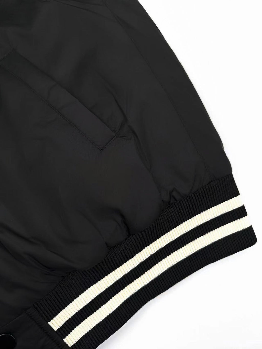 Celine Men's Spring/Fall Logo Single-Breasted Solid-Color Striped Collar Casual Loose-Fit Baseball Jacket Long-Sleeve Cotton Jacket #81534