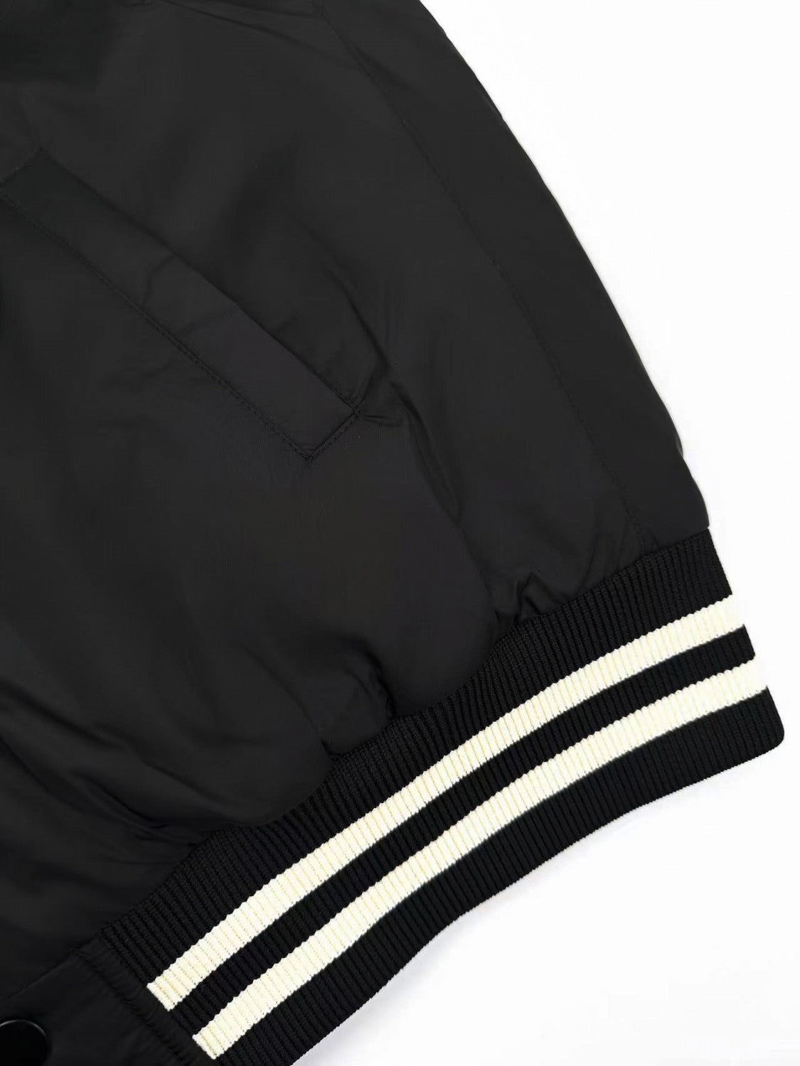 Celine Men's Spring/Fall Logo Single-Breasted Solid-Color Striped Collar Casual Loose-Fit Baseball Jacket Long-Sleeve Cotton Jacket #81534