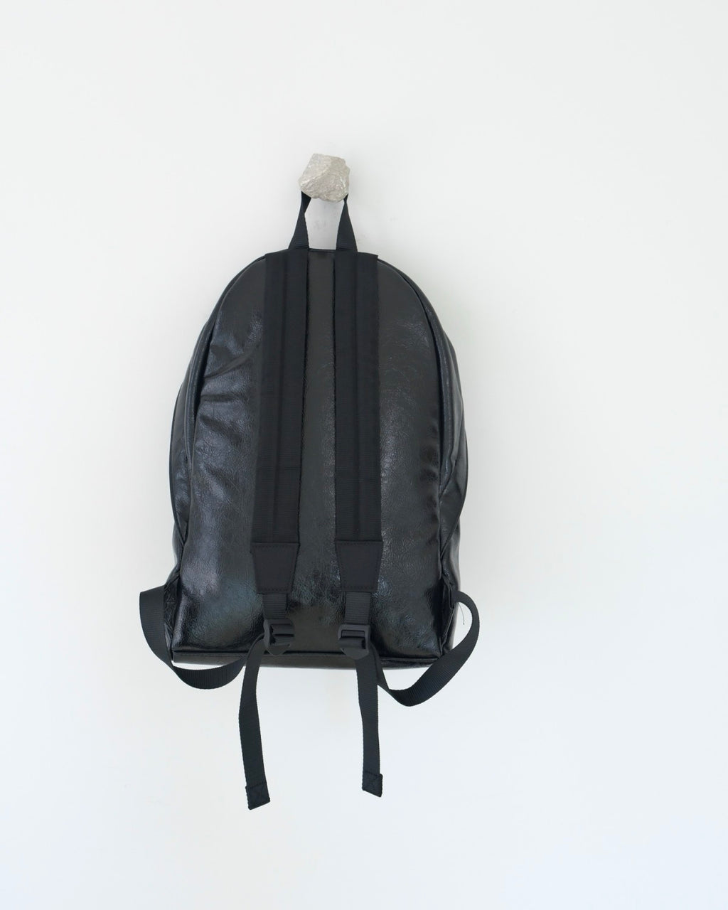 Balenciaga Explorer Men's Solid Color Letter Print Oil Wax Leather Book Bag Backpack Bags #77327