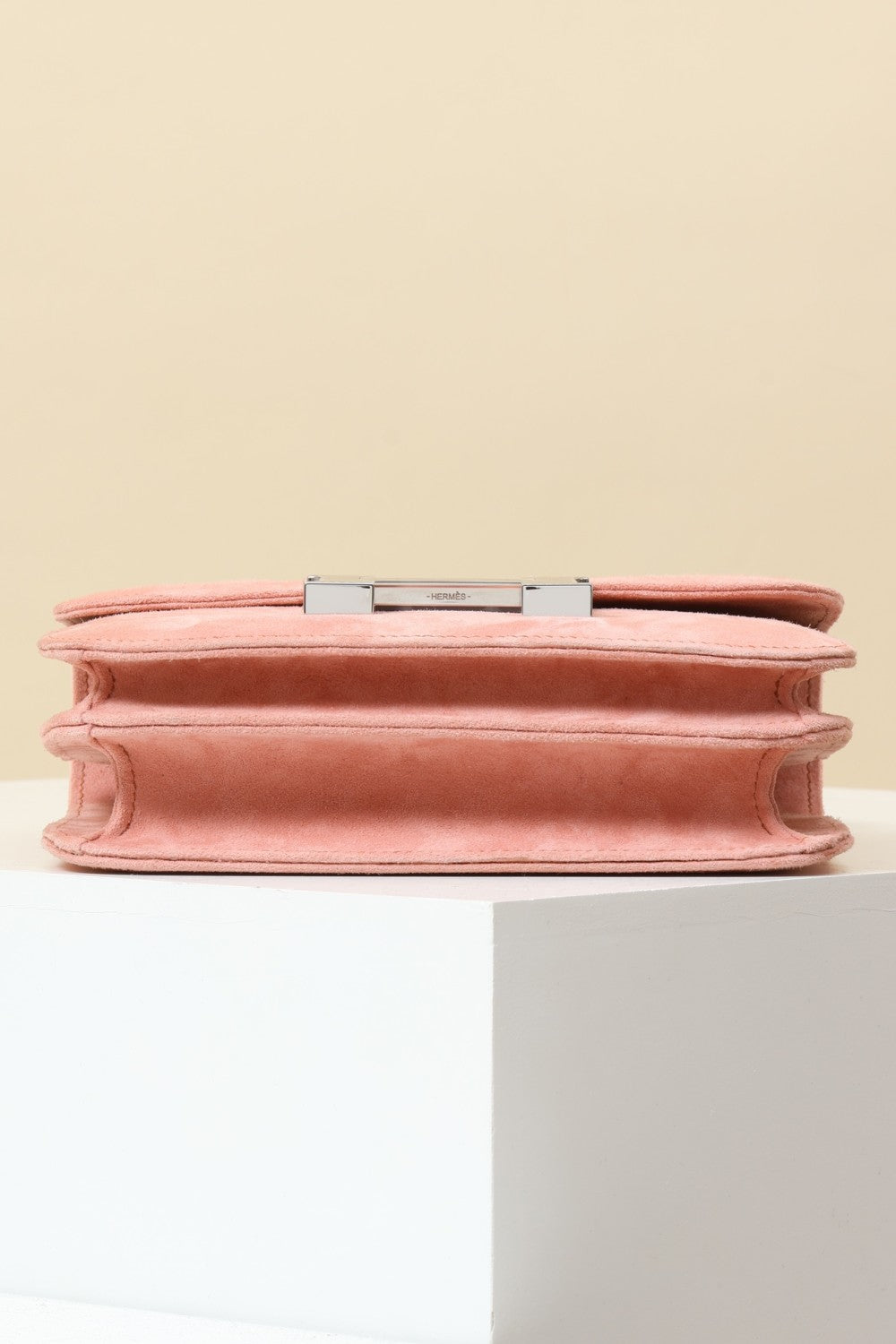 Hermès Suede Backpack Crossbody Bag #381136